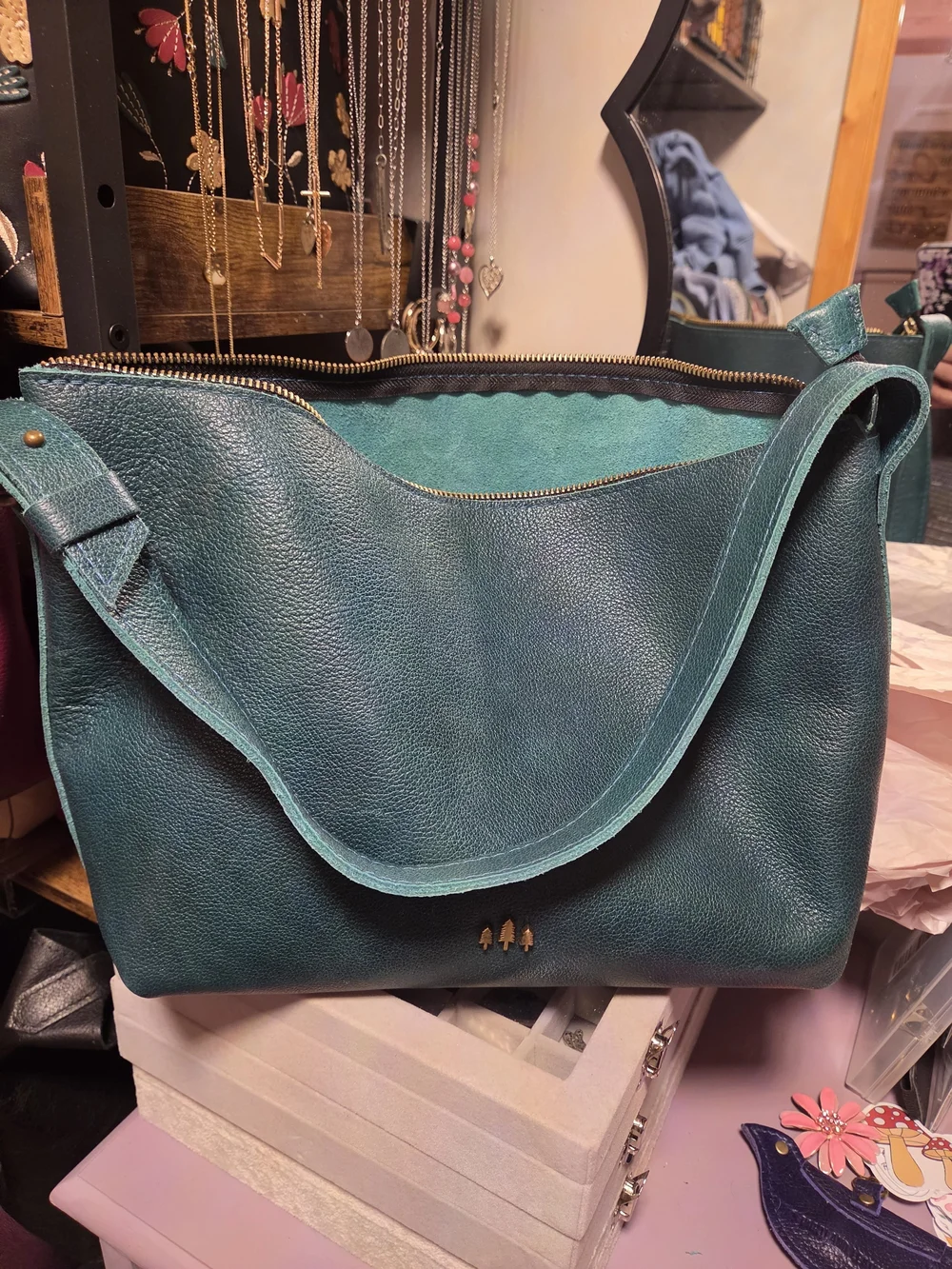 Portland Leather LG Slouchie-Seaglass